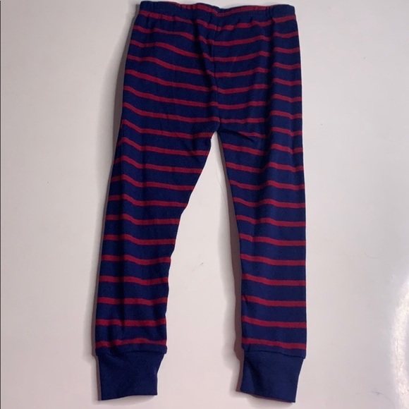 Carter’s 2 piece truck stripe lounge pajama set 3T boys red navy blue - Picture 7 of 8
